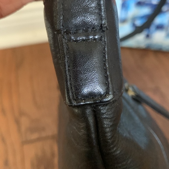 Free Shipping @necurtis Black Leather Derek Alexander Bucket Attached Shoulde… - Picture 14 of 16